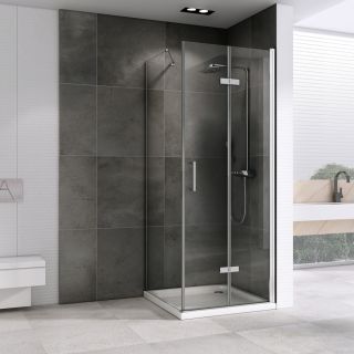 Душевой уголок ABBER Zart AG08100P-S81 100x80см хром